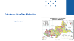 Thông tư quy định về bản đồ địa chính mới nhất – Cập nhật và hướng dẫn chi tiết