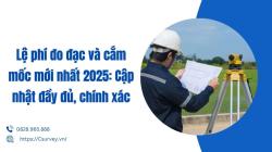 Lệ phí đo đạc và cắm mốc mới nhất 2025: Cập nhật đầy đủ, chính xác