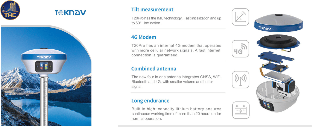 Bộ thu Gnss rtk Toknav