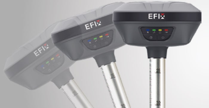 máy gps 2 tần số rtk efix f7