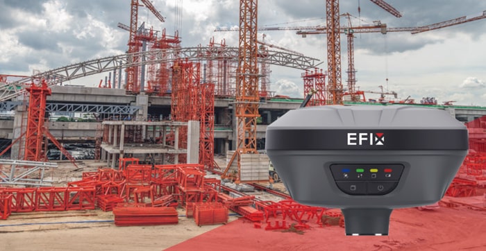 máy gps 2 tần rtk efix f7