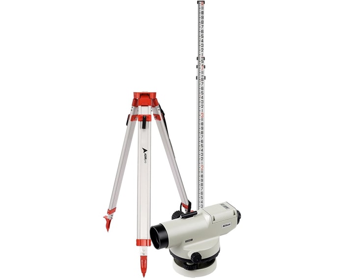 bộ sản phẩm máy thủy bình nikon ae-7c