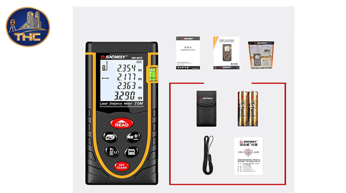 Thước đo khoảng cách bằng laser SNDWAY 70m